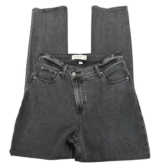 Abercrombie & Fitch Black 90’s slim straight ultra high rise jeans - Picture 2 of 10